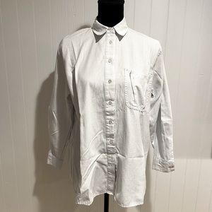 Oversized button down shirt